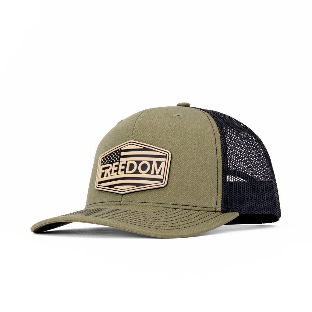 The Freedom Patch Trucker - Tan