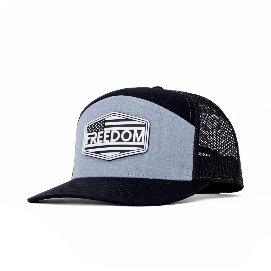 The Freedom Patch Trucker - Black