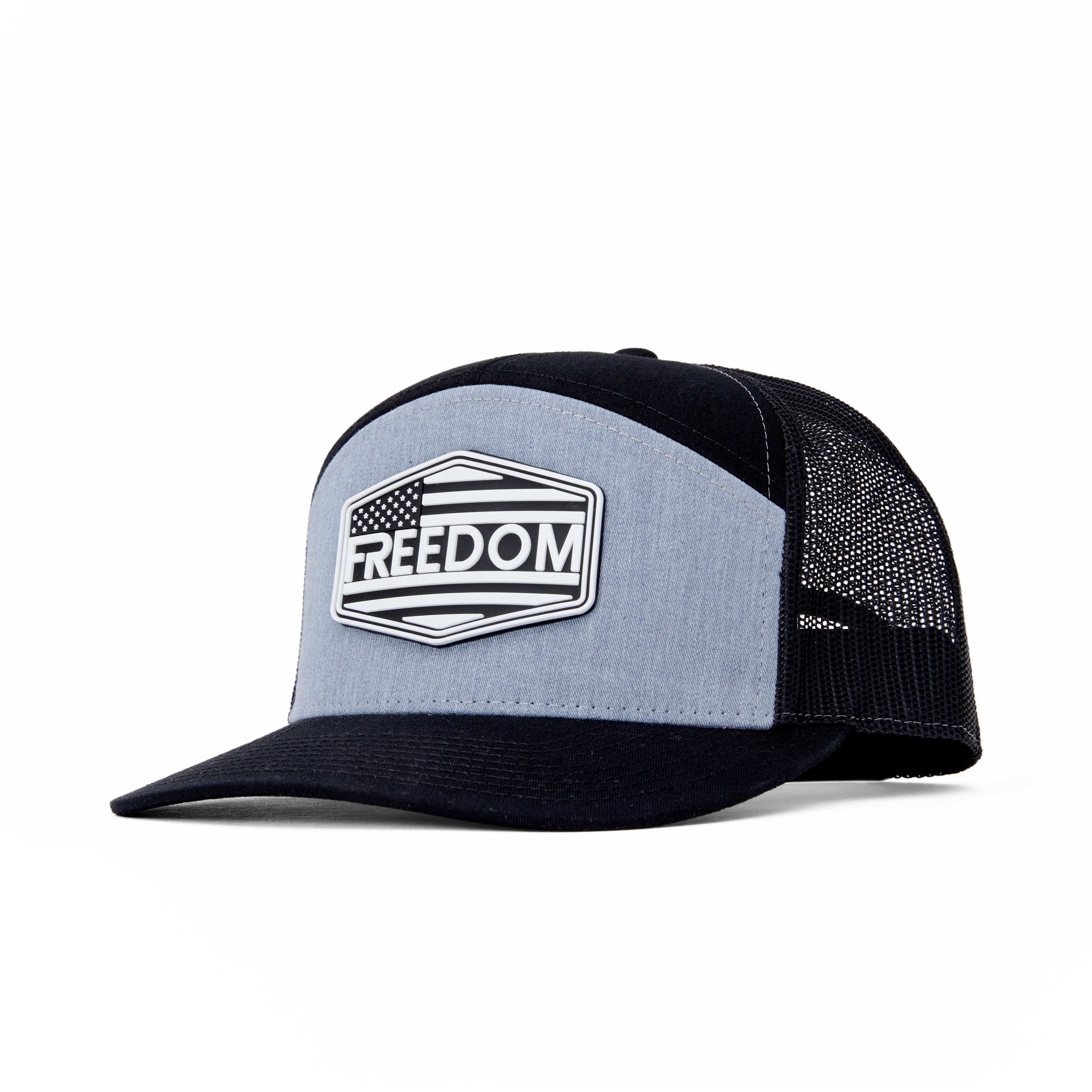 The Freedom Patch Trucker - Black