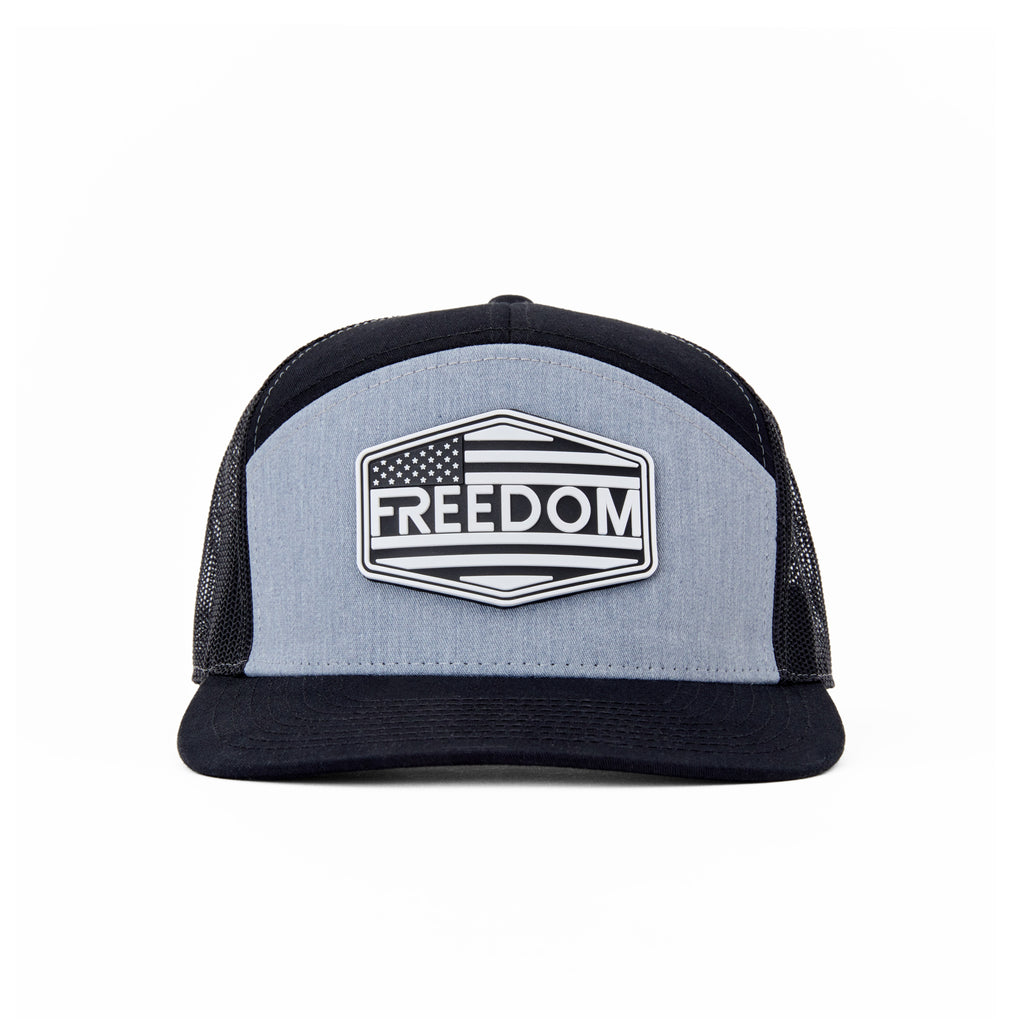 The Freedom Patch Trucker - Black