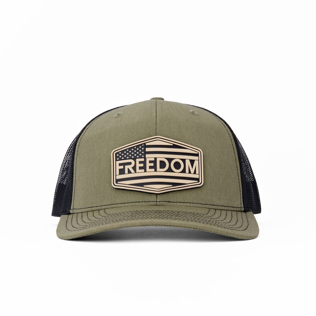 The Freedom Patch Trucker - Tan
