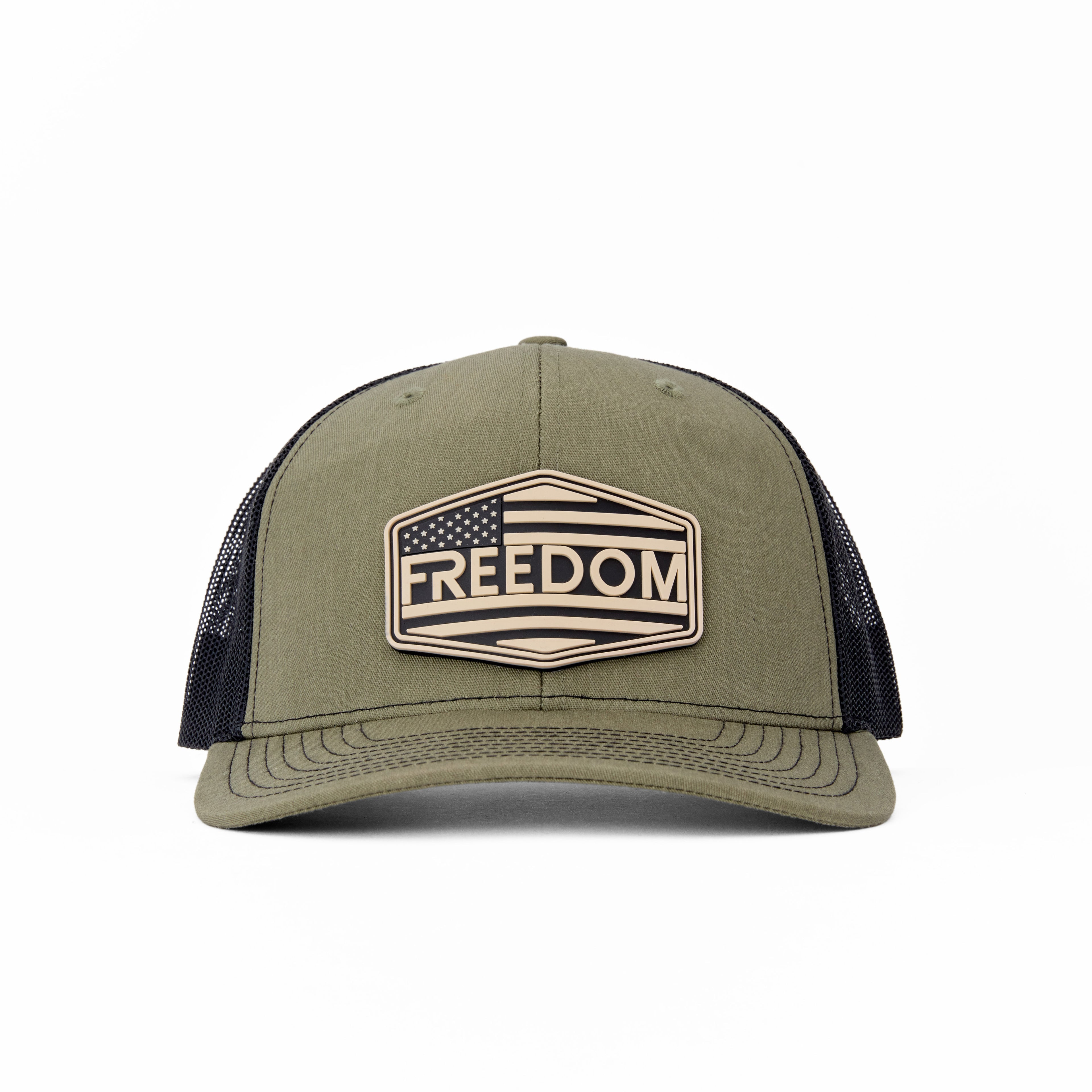 The Freedom Patch Trucker - Tan