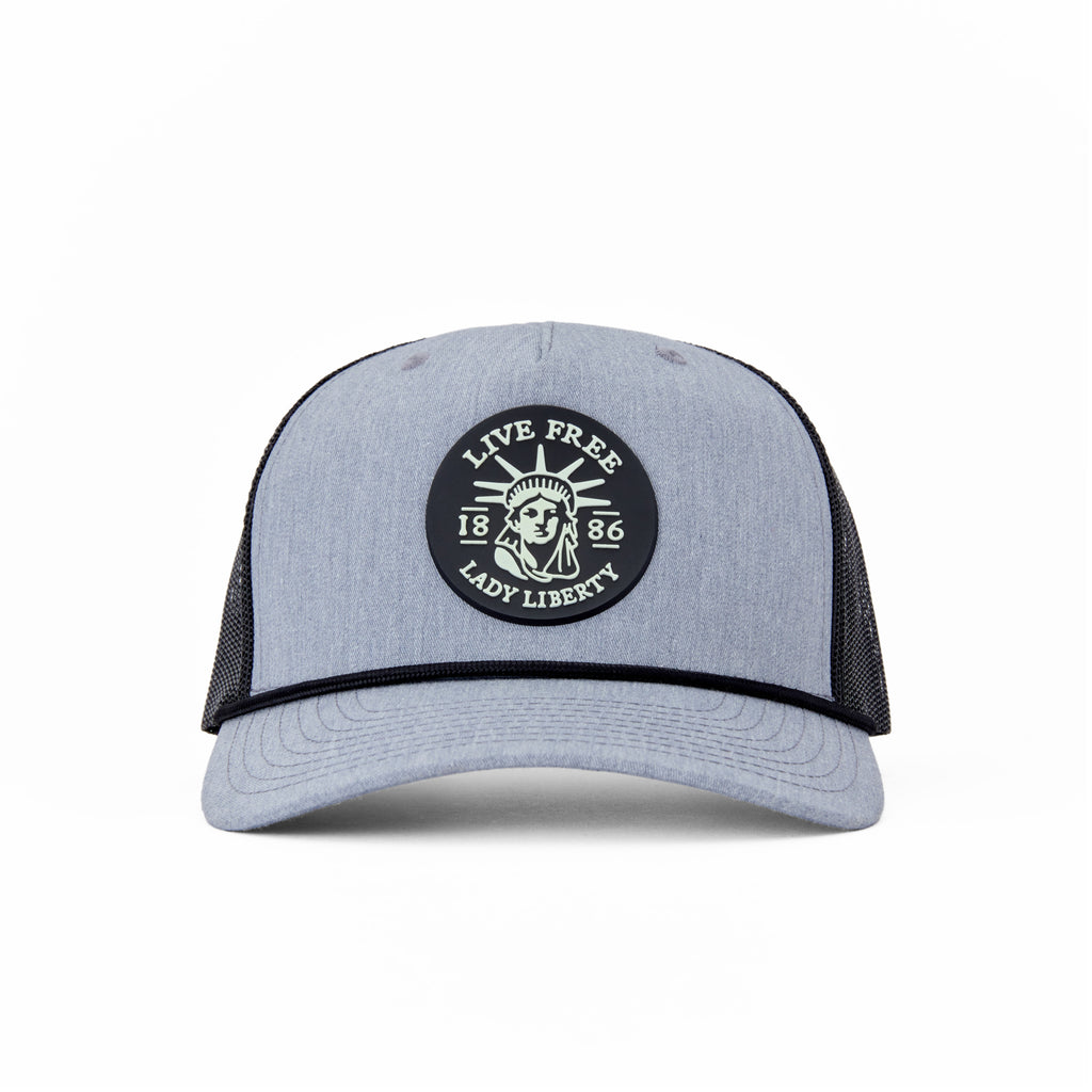 Lady Liberty Patch Trucker Cap